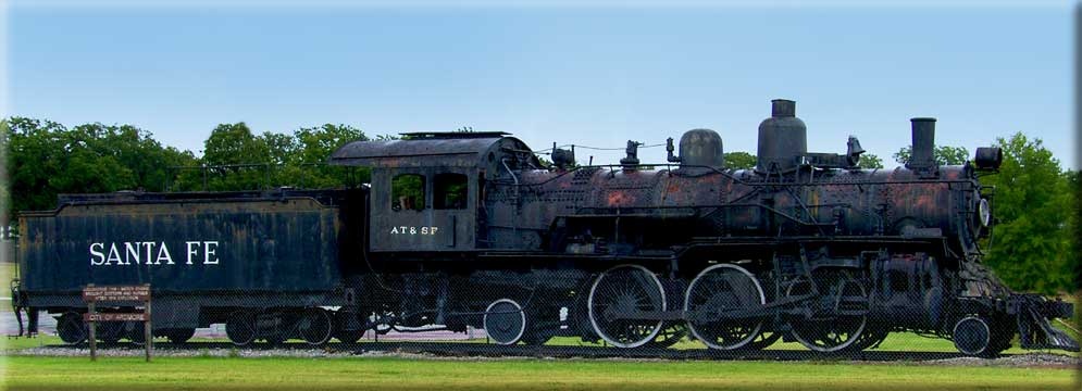 Ardmore Historic Santa Fe Train
